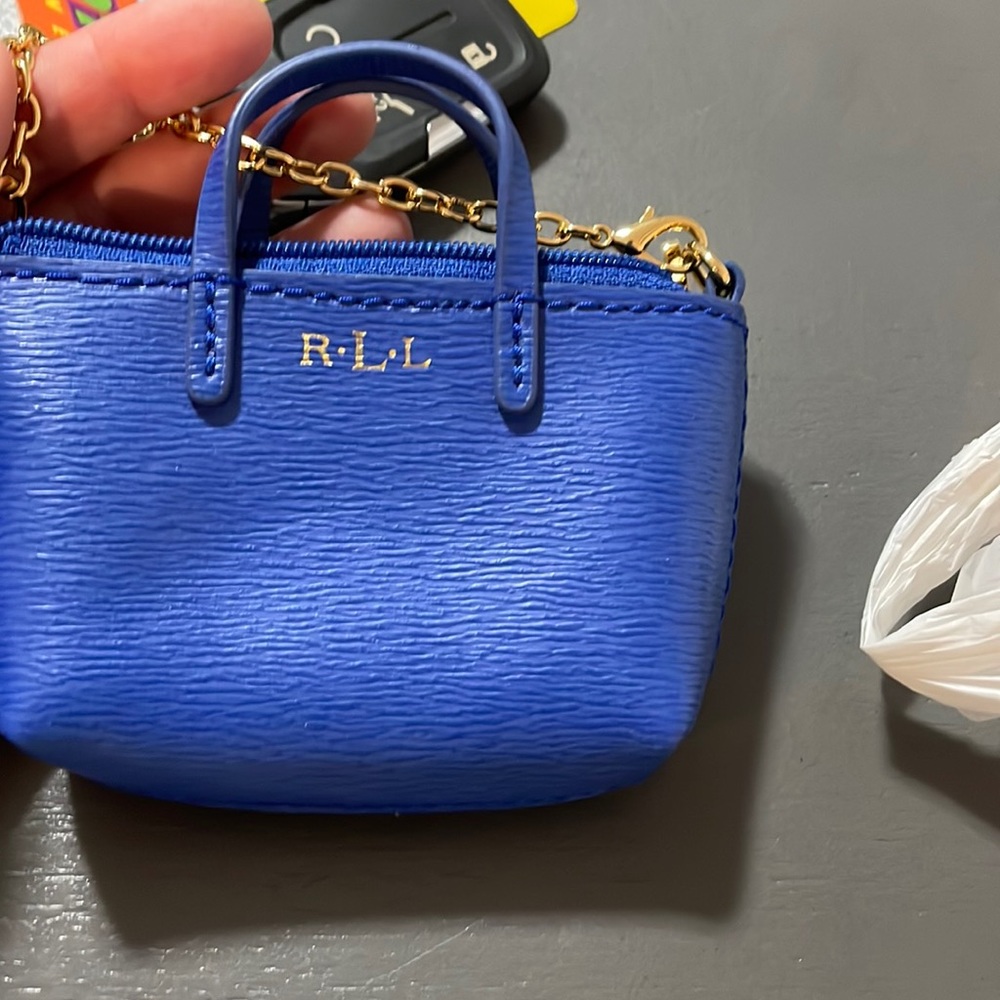 Ralph Lauren Mini Change Purse - Navy